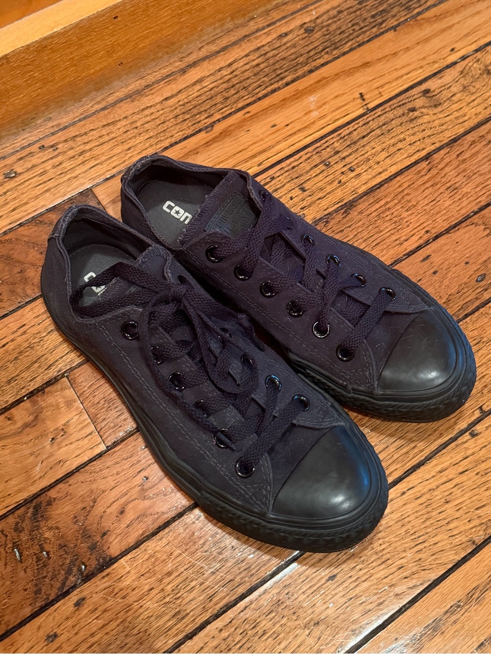 Converse All Black Low Top Sneakers